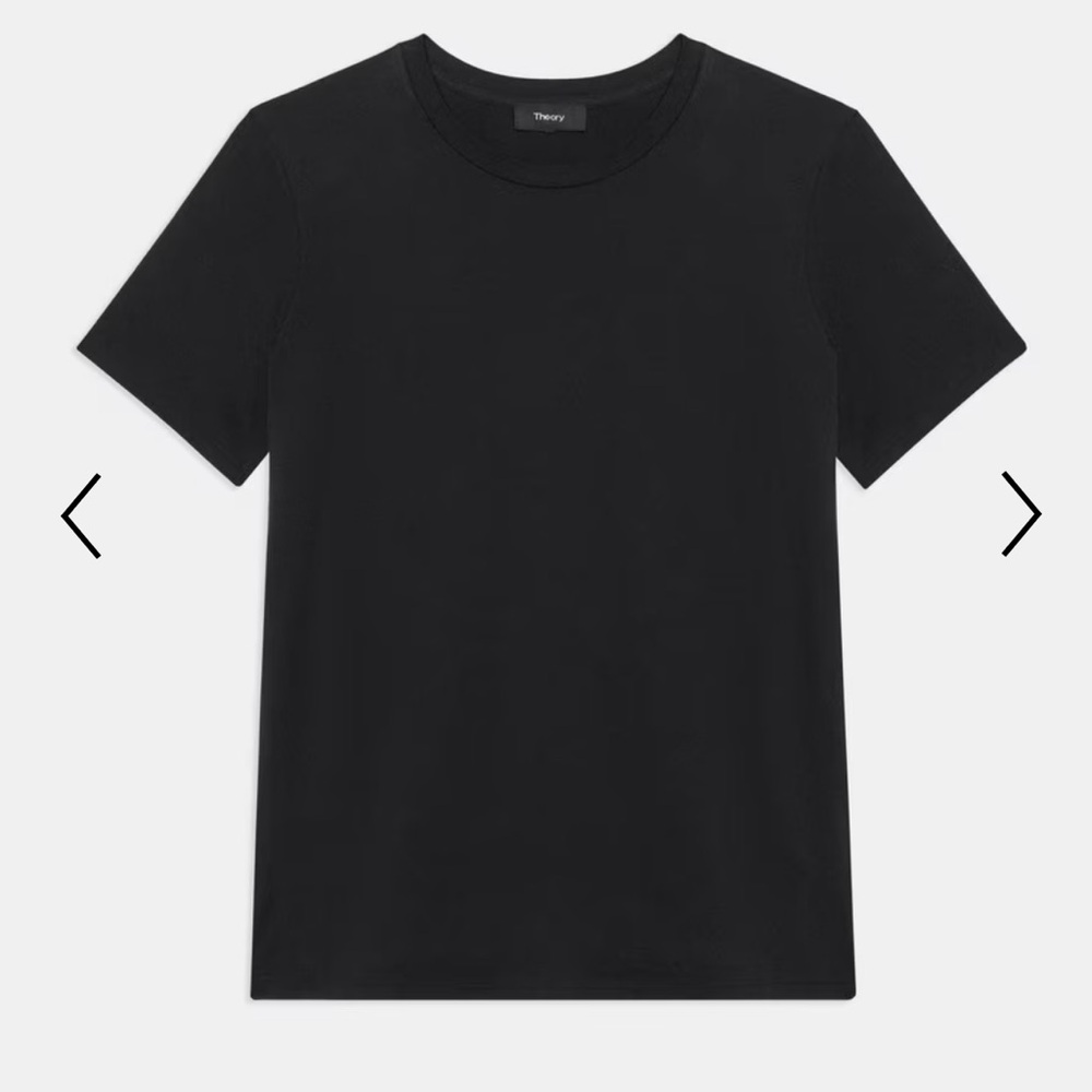 Theory Black Short Sleeve Tee